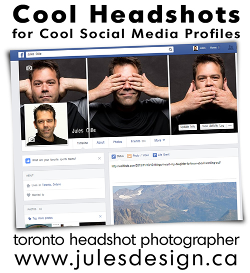 Cool Toronto Social Media Headshot Photographer